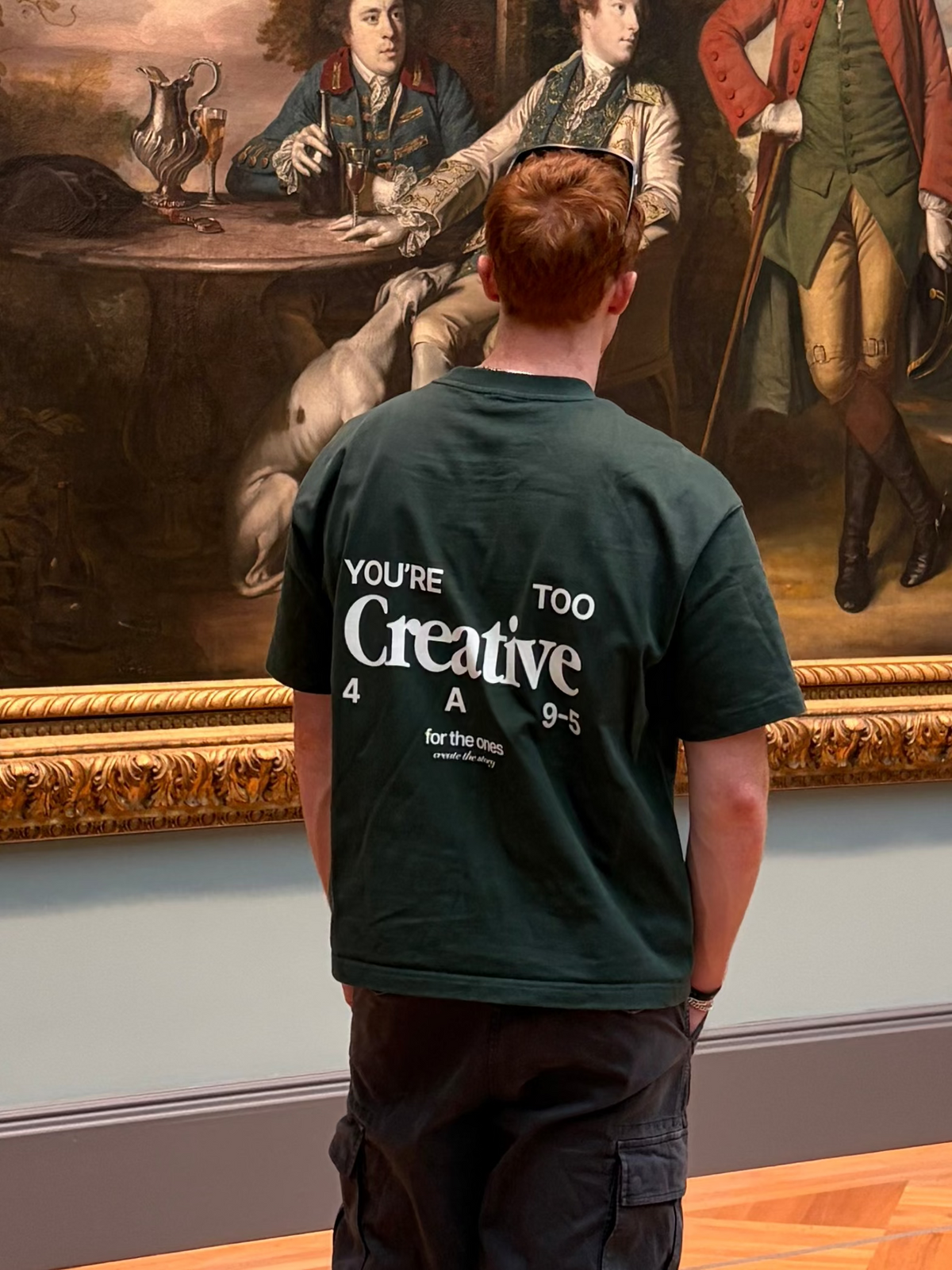 Too Creative Tee - Freedom Green