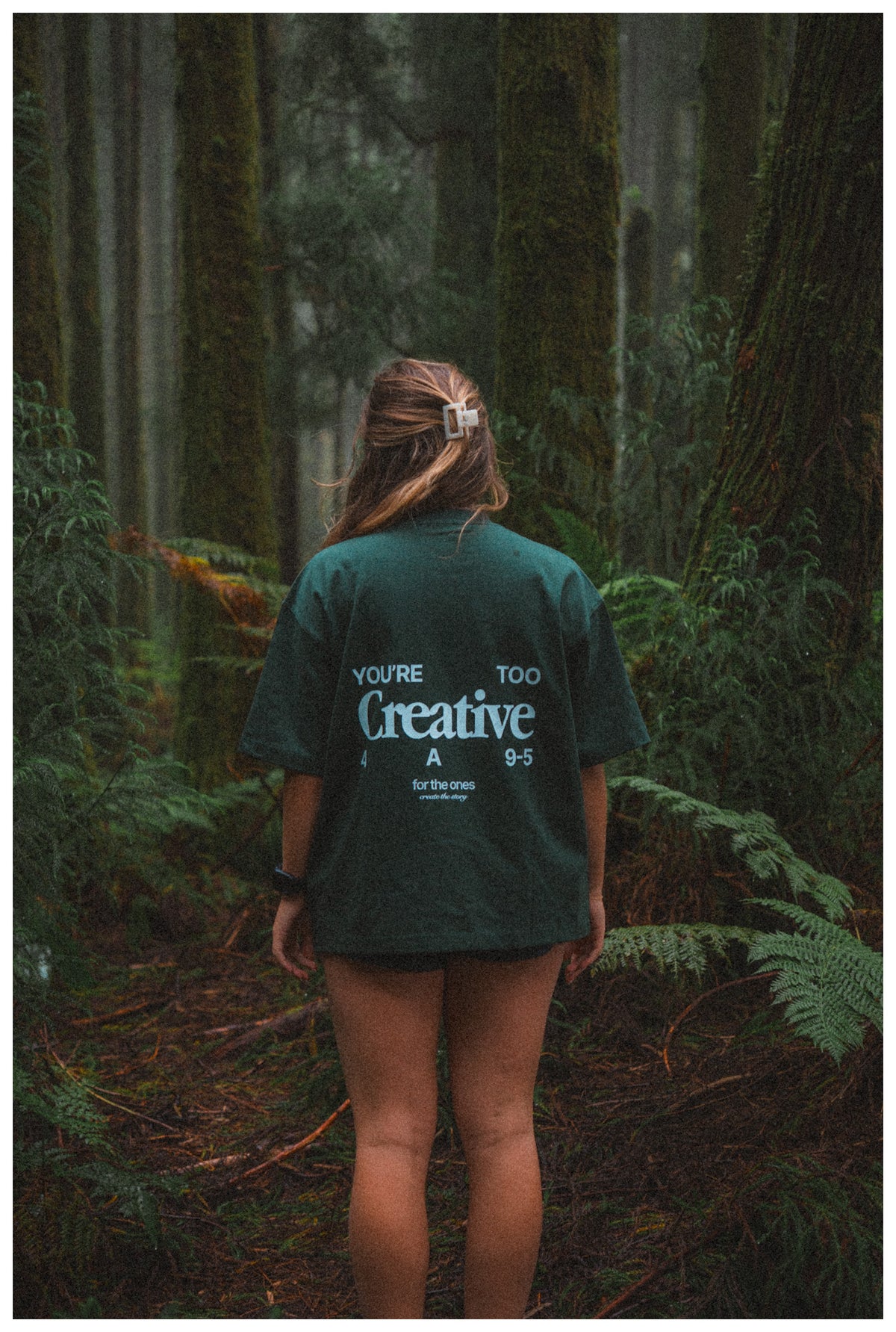 Too Creative Tee - Freedom Green