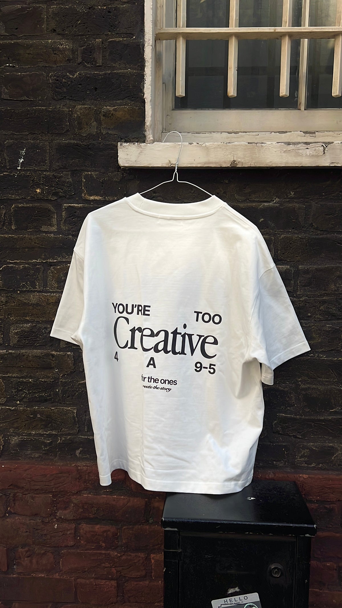 Too Creative Tee - Clean White