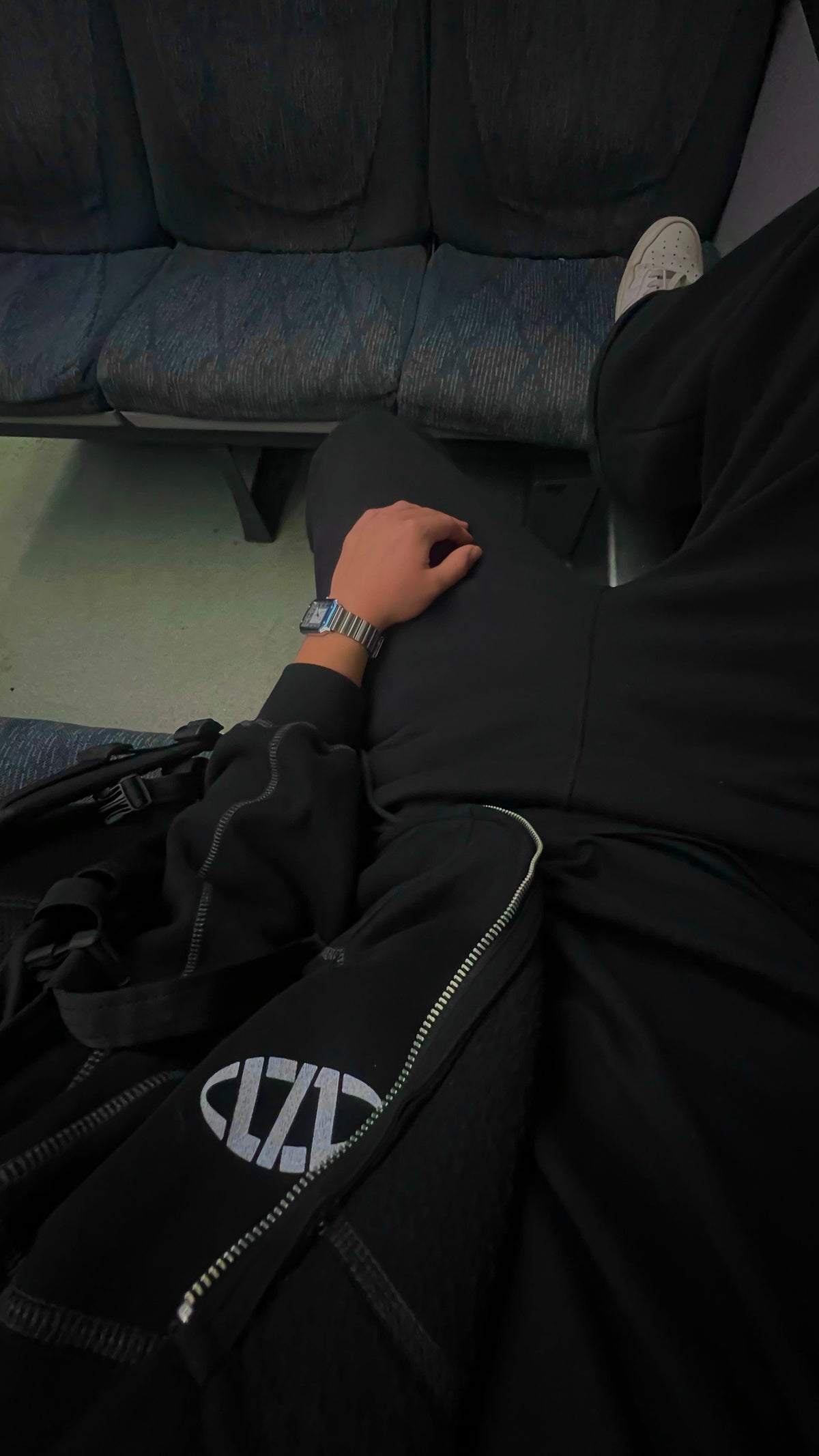 Jacket Hoodie Zip Up 1AM Black