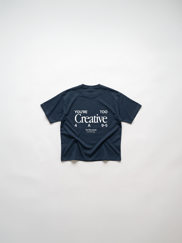 Too Creative Tee - Night Sky Blue