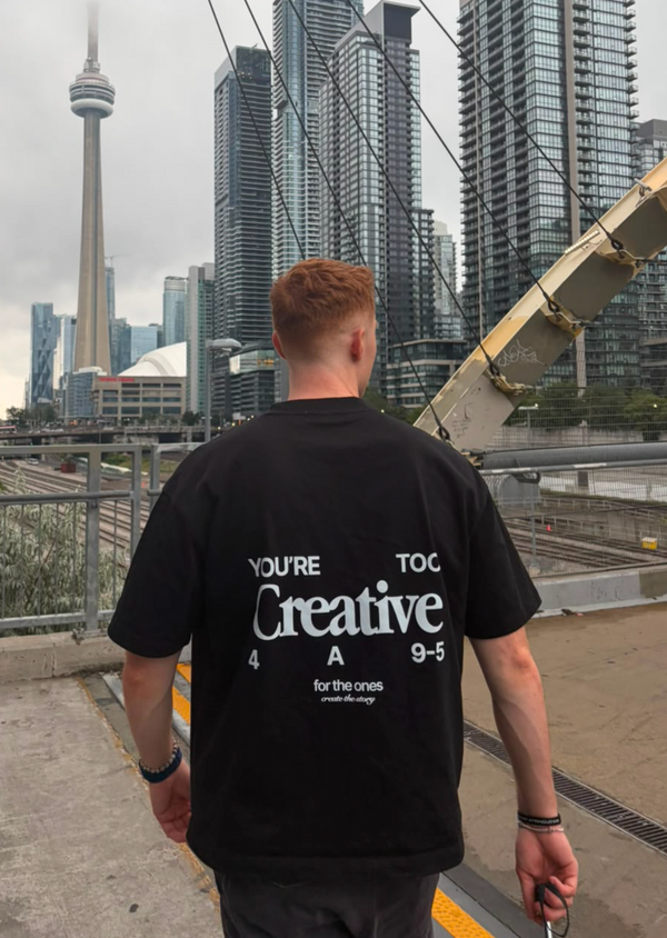 Too Creative Tee - 1AM Black