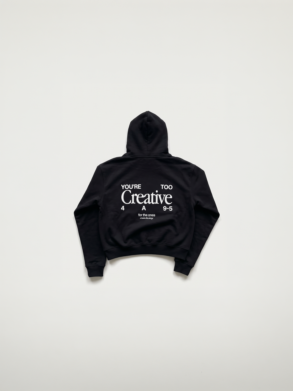 Too Creative Zip Hoodie - 1AM Black