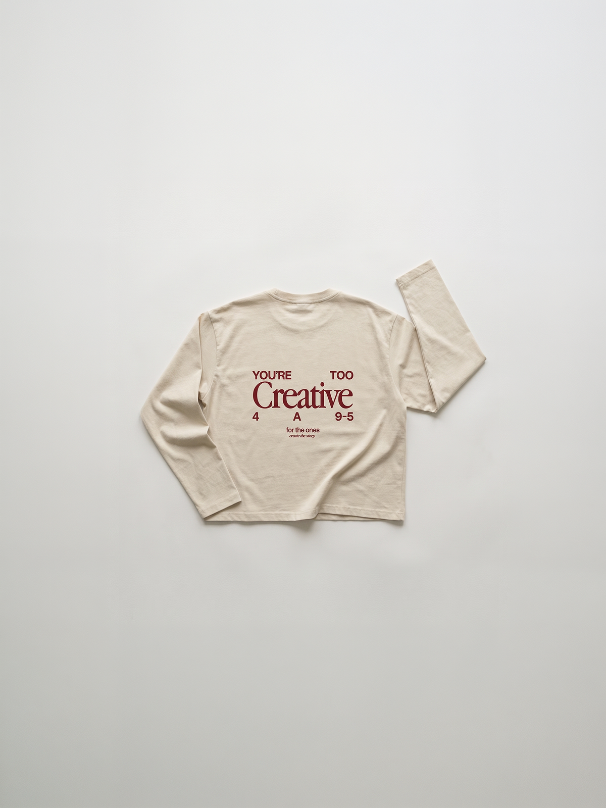 Too Creative Long Sleeve - Cream
