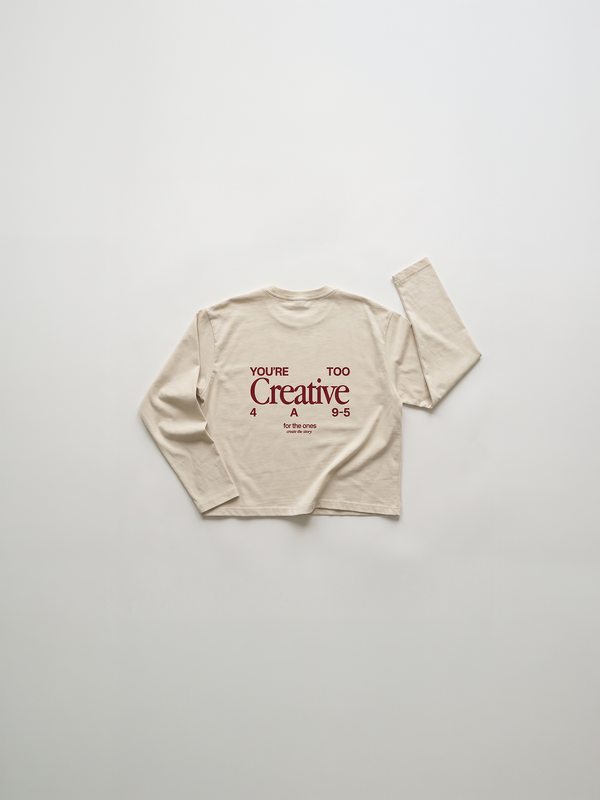 Too Creative Long Sleeve - Cream