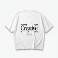 Too Creative Tee Oversized White