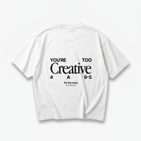 Too Creative Tee Oversized White
