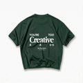 Too Creative Tee Oversized Green