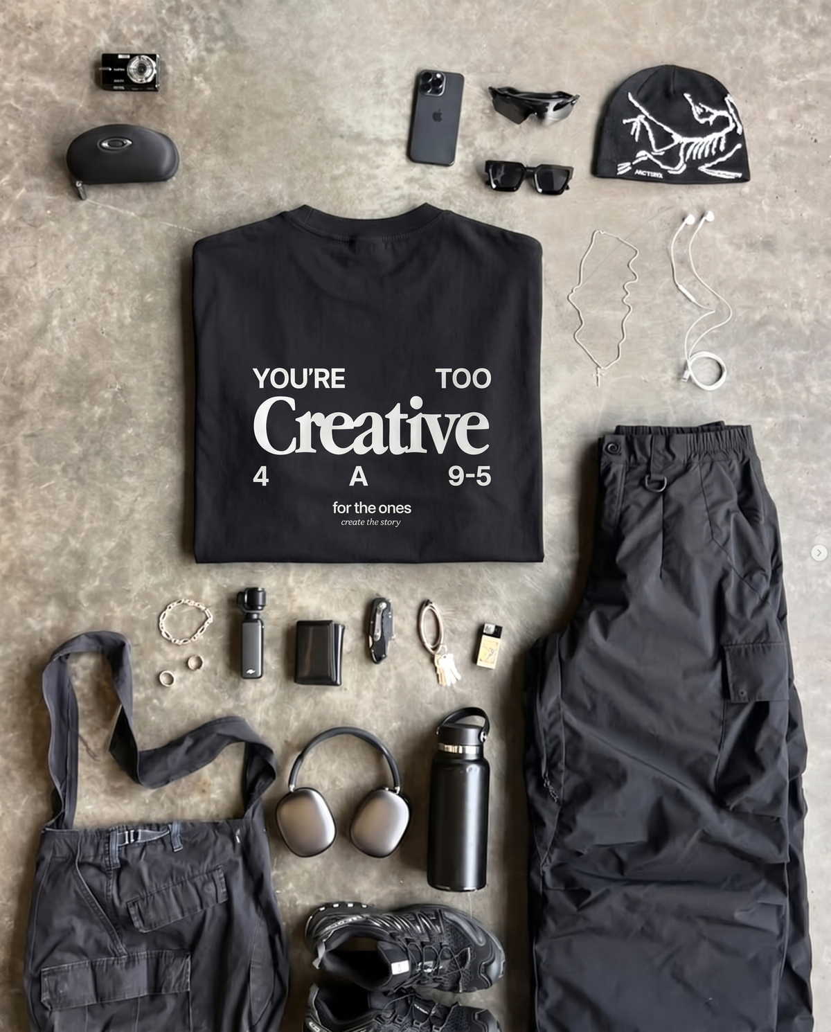 flat-lay