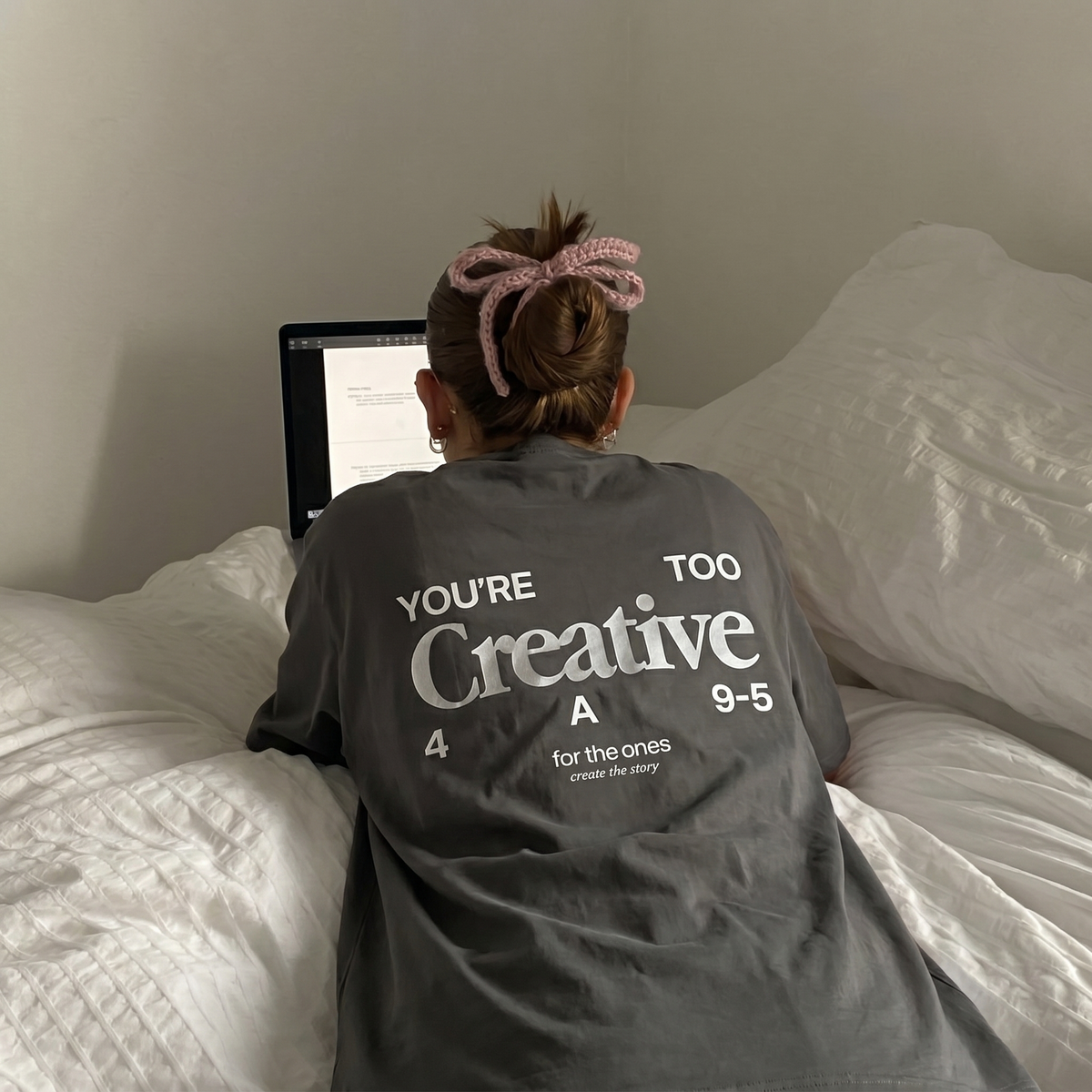 Too Creative Tee - MacBook Gray