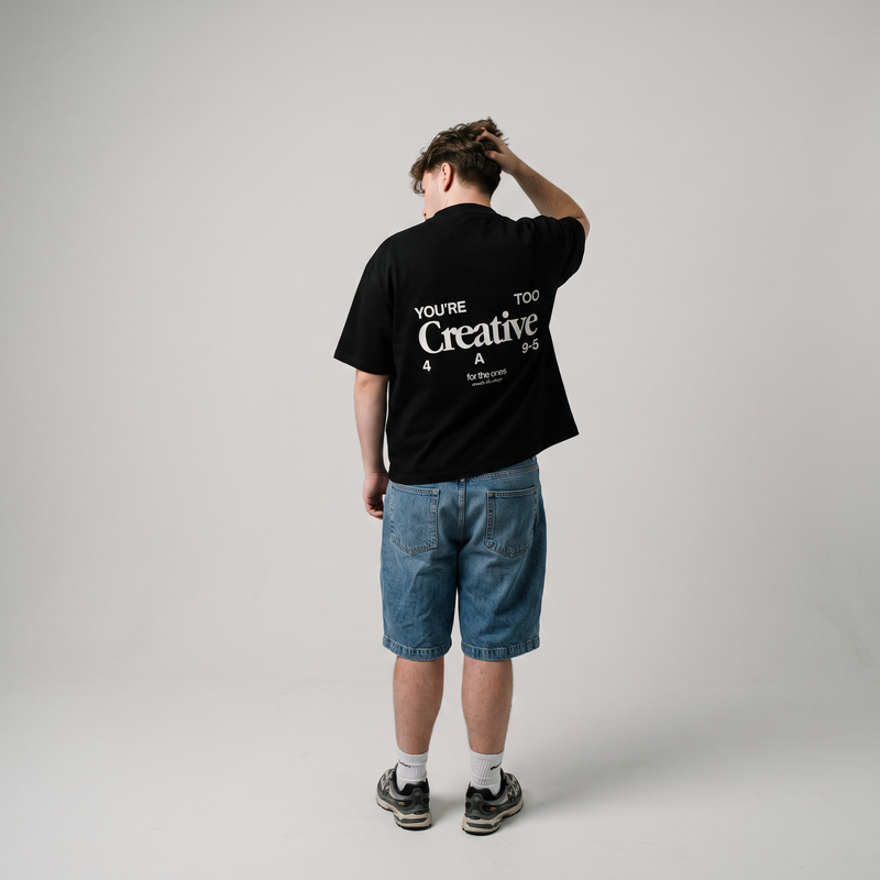 Too Creative Tee - 1AM Black