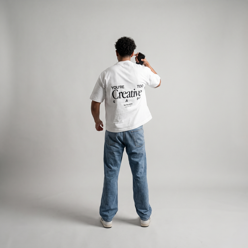 Too Creative Tee - Clean White
