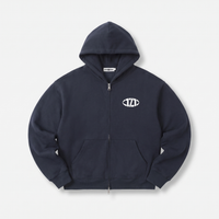 Comfy Heavyweight Zip-Up Navy Blue