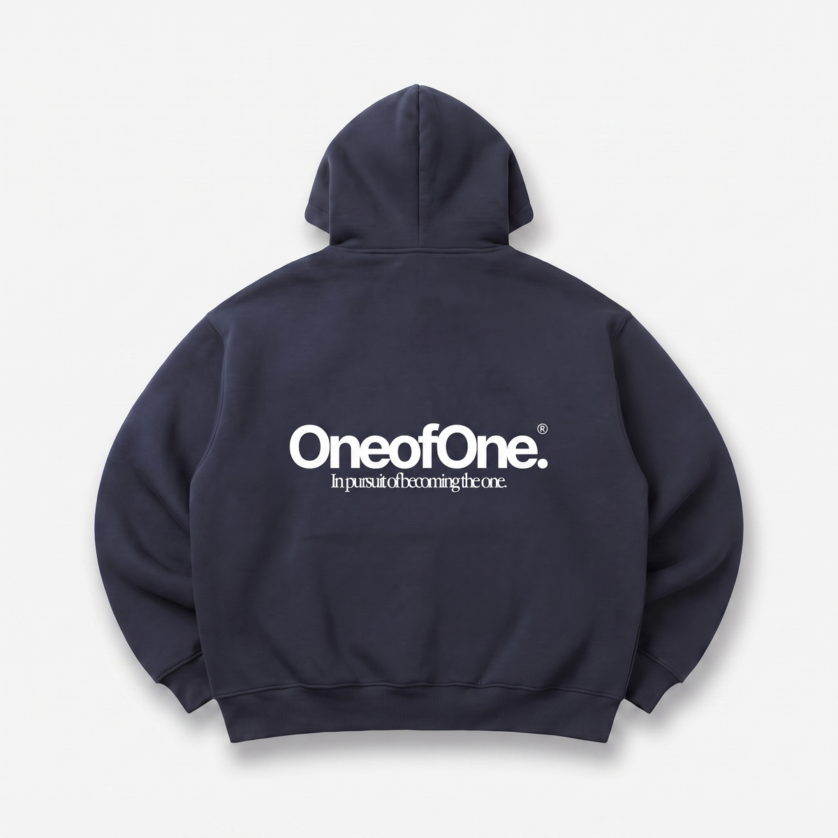 Comfy Heavyweight Zip-Up Navy Blue