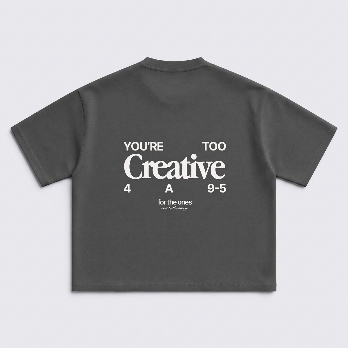 Too Creative Tee - MacBook Gray
