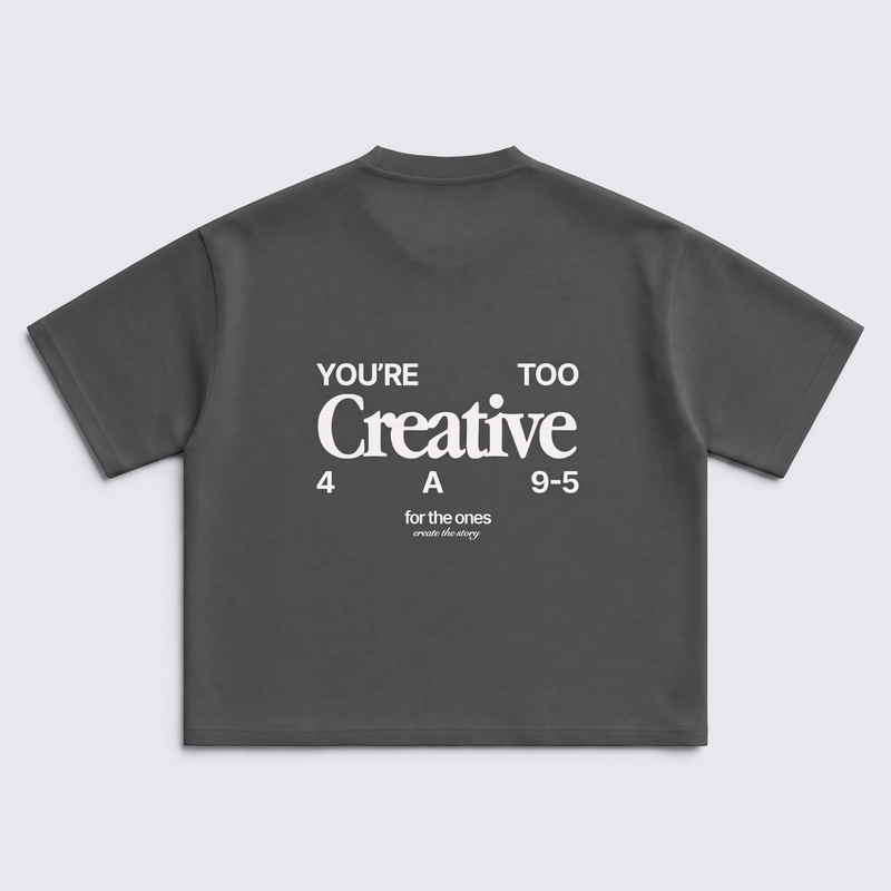 Too Creative Tee - MacBook Gray