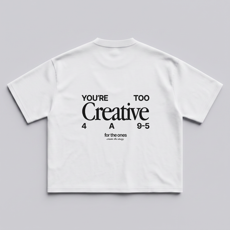 Too Creative Tee - Clean White