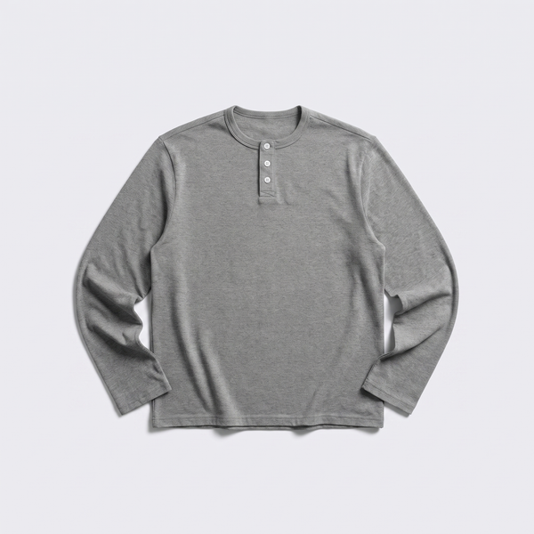 Founder Henley Top MacBook Gray