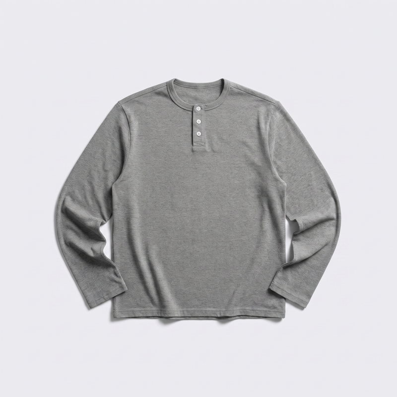 Founder Henley Top MacBook Gray