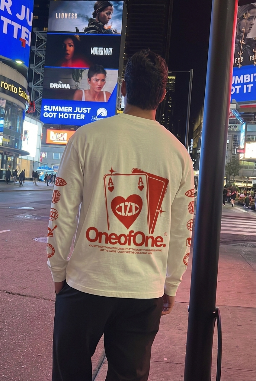 Ace of One Cotton Long Sleeve Pullover