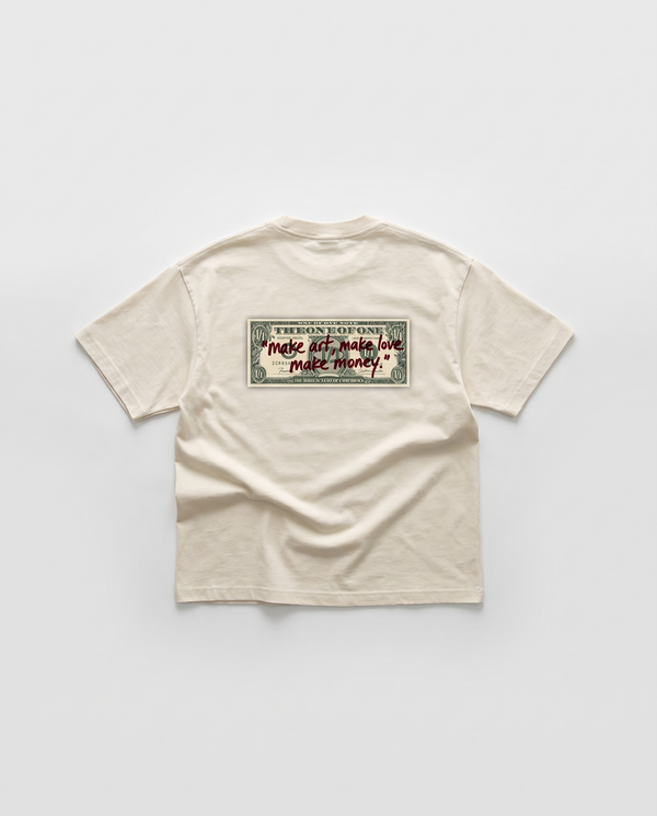 Make Art Make Love Make Money Boxy Tee