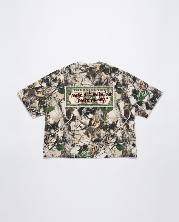 Real Tree Make Art Make Love Make Money Boxy Tee