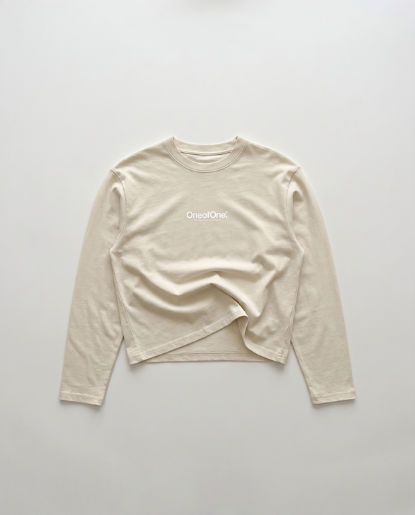 Make Art Make Love Make Money Boxy Long-Sleeve Tee
