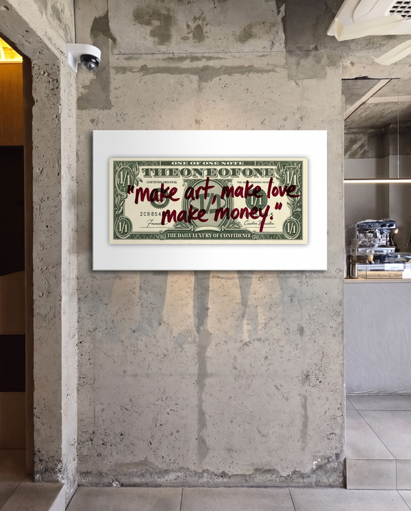 OneofOne Dollar Bill Art Canvas