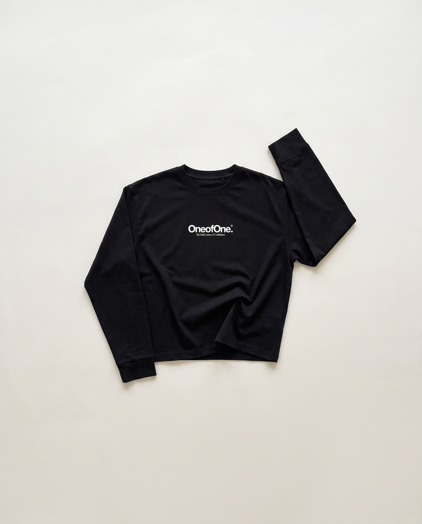 Make Art Make Love Make Money Boxy Long-Sleeve Tee