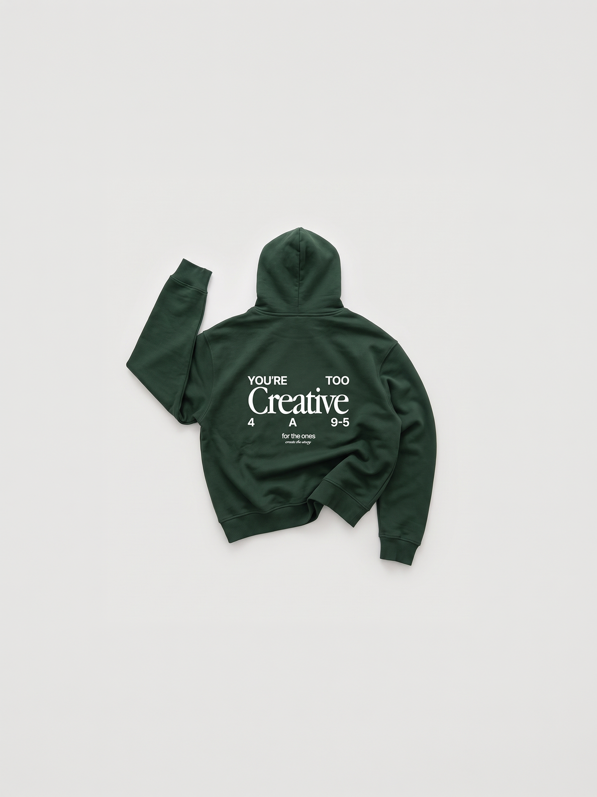 Too Creative Zip Hoodie - Freedom Green
