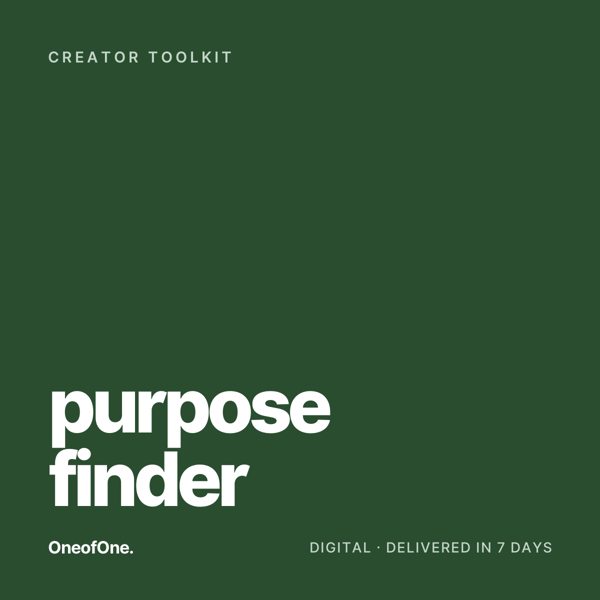 Purpose Finder