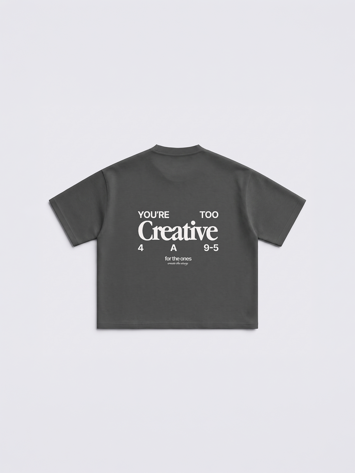 Too Creative Tee - MacBook Gray