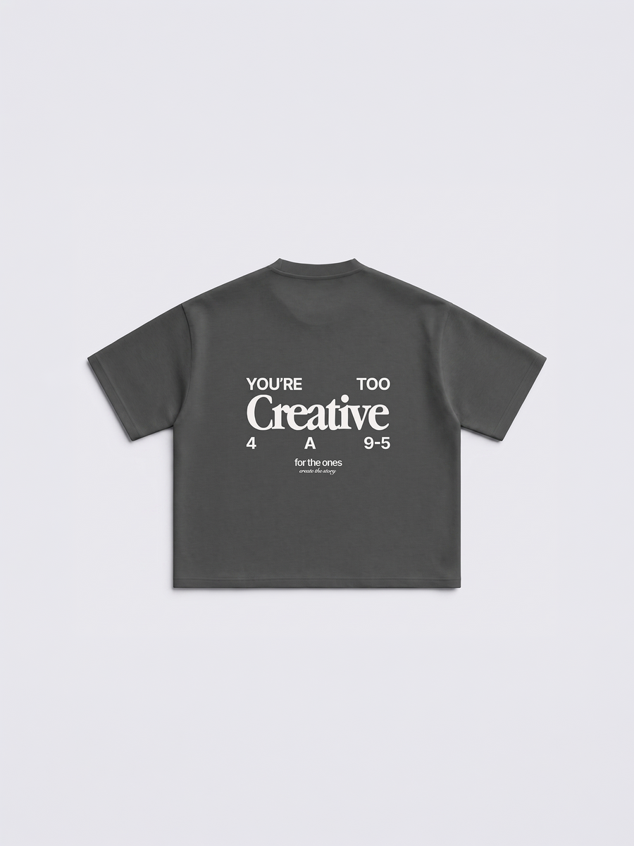 Too Creative Tee - MacBook Gray