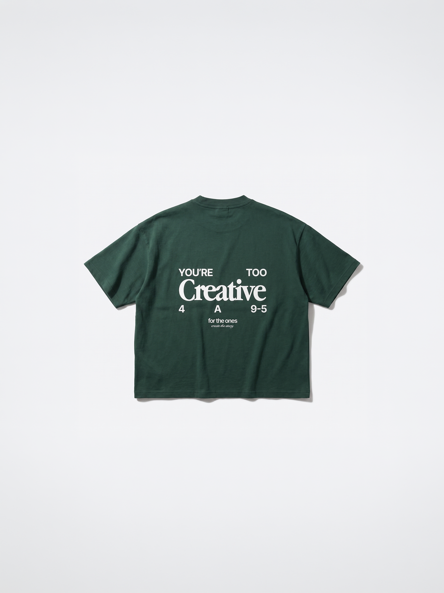 Too Creative Tee - Freedom Green