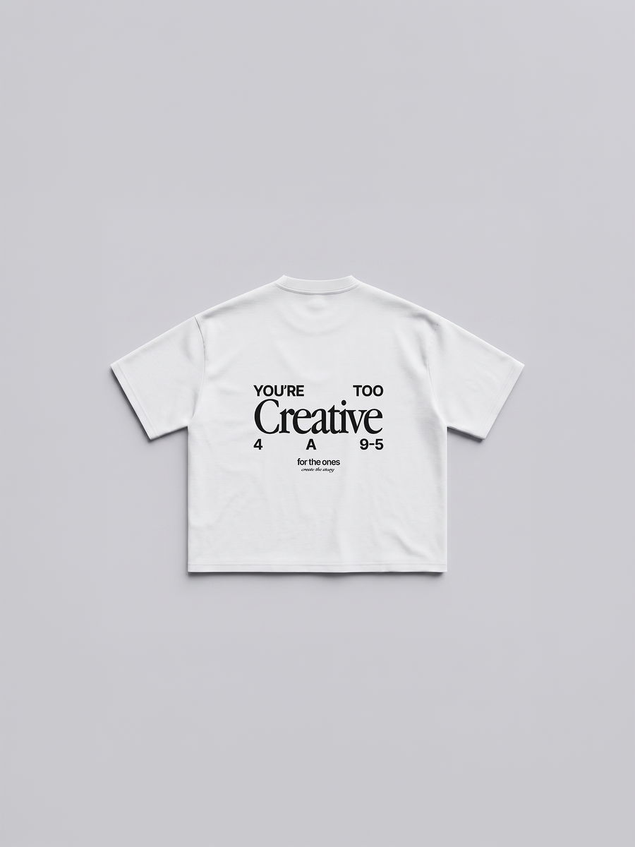 Too Creative Tee - Clean White